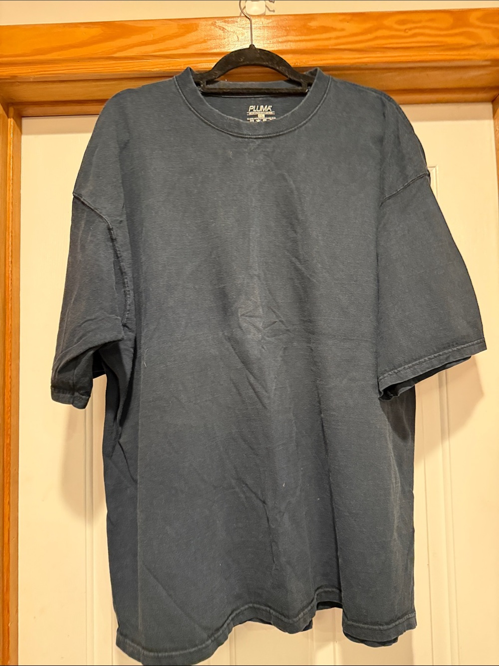 Puma Men's Washed Navy Short Sleeve Crew Tee